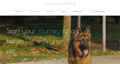 Desktop Screenshot of journeydogtraining.com